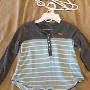 Abercrombie kids two-tone longsleeve shirt
